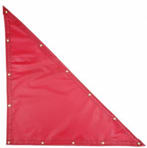 Lookout Mountain Tarp - Custom Right Triangle Shaped Tarp Cover - 18oz Solid Vinyl Coated Polyester